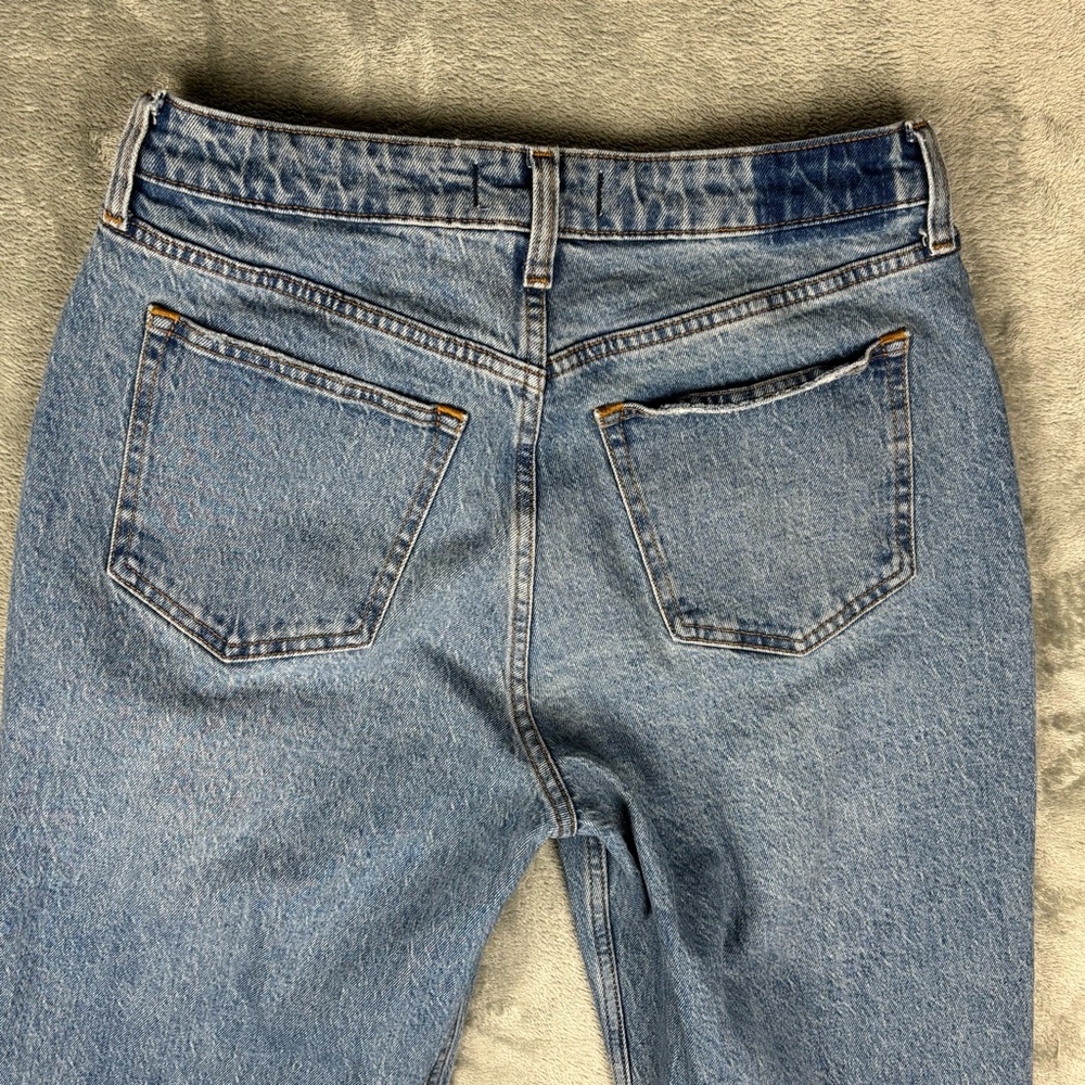 Abercrombie Fitch High Rise 90s Relaxed Jeans Womens 29 Blue Curve Love Straight - Picture 11 of 14